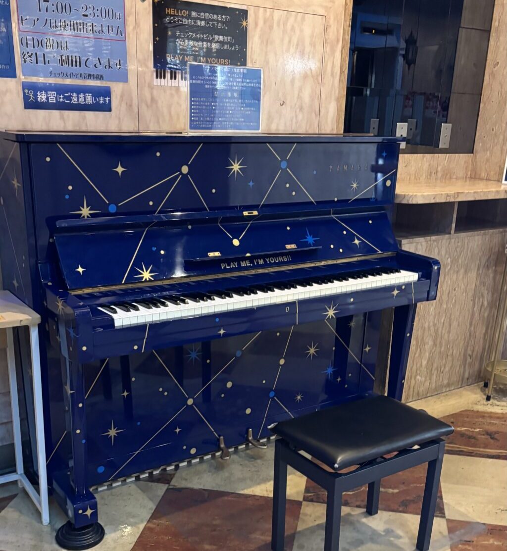 歌舞伎町チェックメイトビル – 新宿区 - ストリートピアノ STPIA