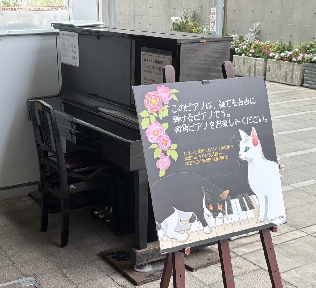 エリアなかいち – 秋田市 - ストリートピアノ STPIA